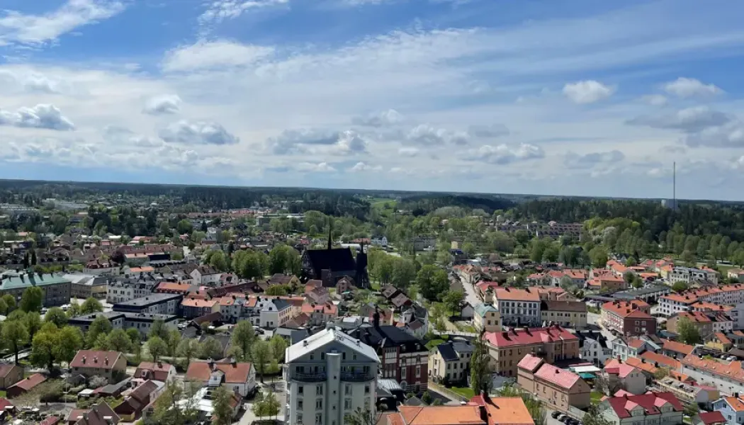 Vy över Söderköping Foto: Trafikverket