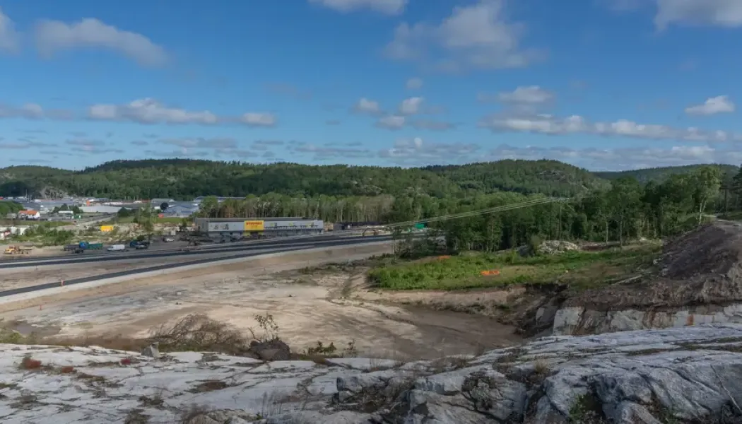 Den 5 juli 2024 öppnades E6 för med åter samma kapacitet för trafik som innan skredet inträffade. Foto: Daniel Falk Trafikverket