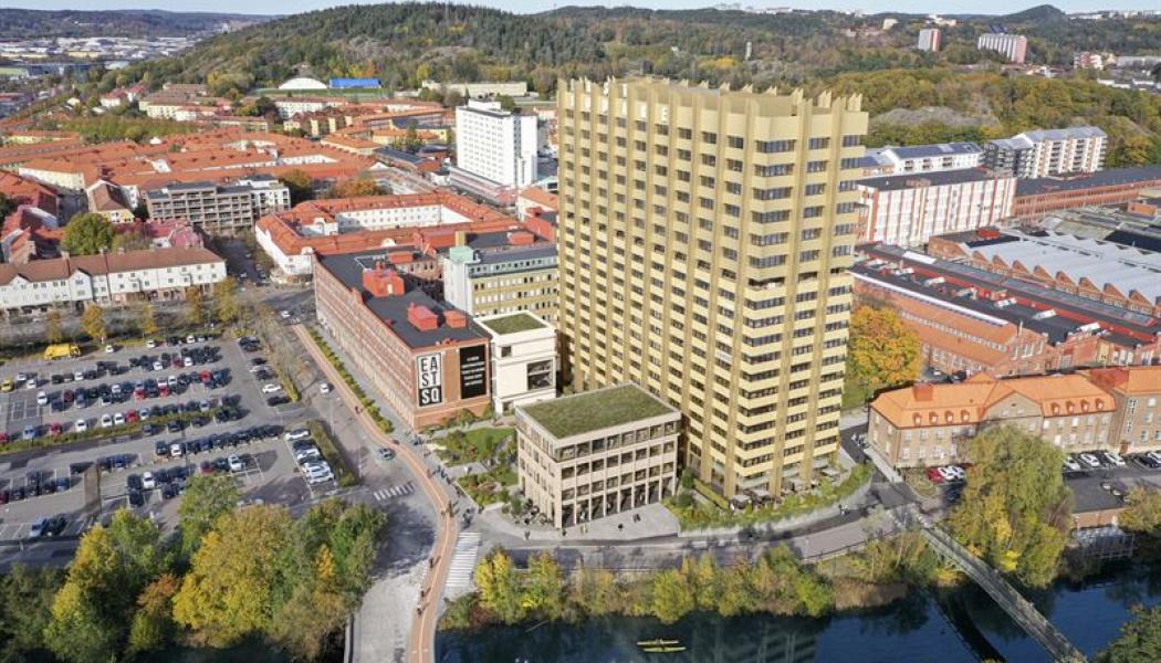 East square, exteriör. Foto: Aspelin Ramm
