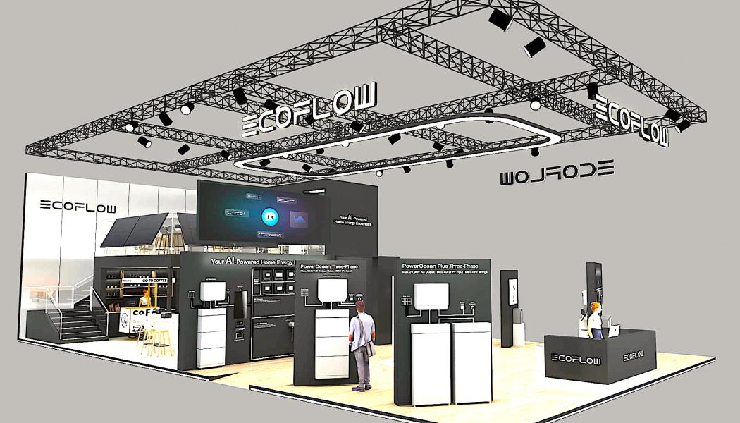 EcoFlows monter på Intersolar 2025: Se framtidens energilösningar. Missa inte chansen att uppleva EcoFlows senaste innovationer på plats i München – Upptäck det AI-styrda energihanteringssystemet för hemmet
– Se den nya generationens PowerPulse-laddare för elbilarm– Utforska STREAM – ett plug-and-play-solcellssystem för balkonger. Allt detta visas exklusivt på Intersolar/ees Europe 2025. Foto: EcoFlow