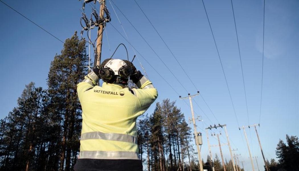    
Vattenfall Eldistribution elnät. Pressbild: Vattenfall