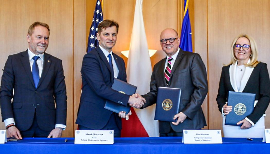 Energibolaget Polskie Elektrownie Jądrowe (PEJ) har tecknat sitt första låneavtal med USA:s exportkreditmyndighet. Foto: PEJ