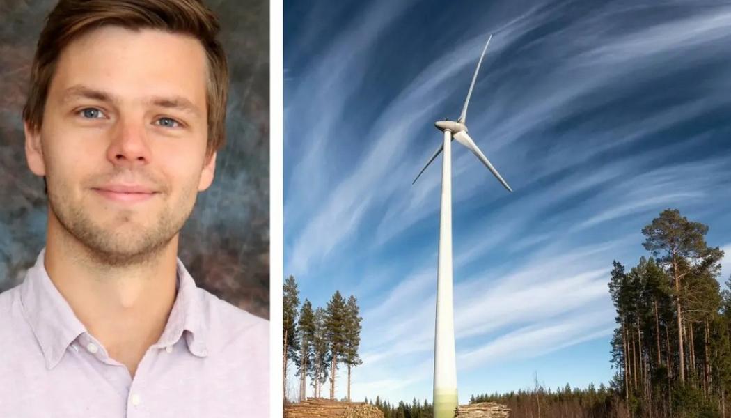 Joel Bertilsson, forskare på Chalmers. Pressbild: Energiforsk