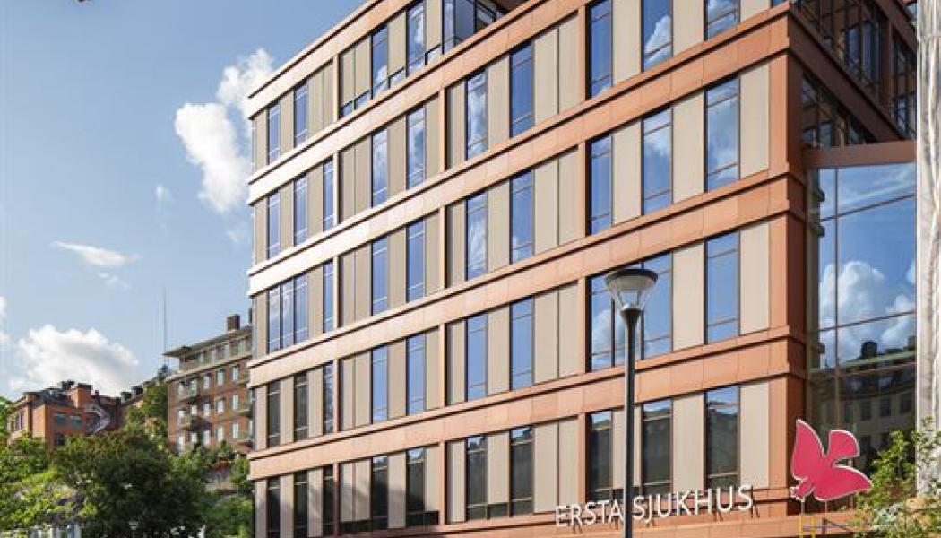   
Erstas nya sjukhus. Fotograf: Felix Gerlach