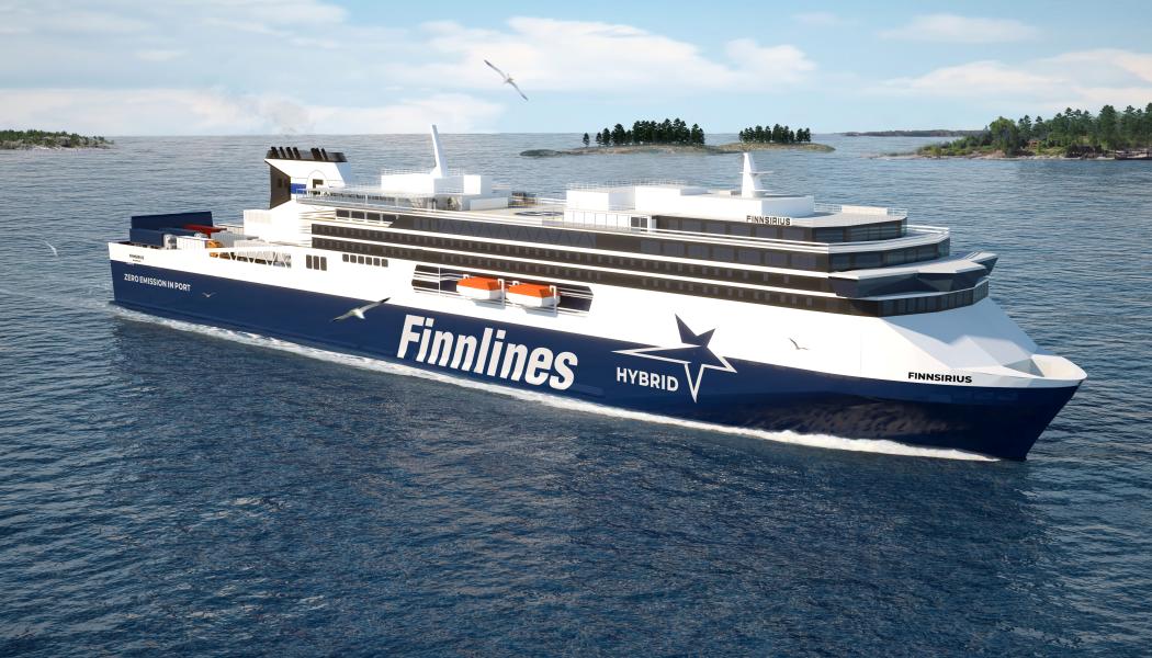 Finnlines storsatsar på passagerartrafiken mellan Sverige och Finland med två nya RoPax-fartyg. Foto: Finnlines
