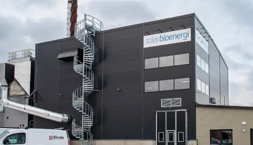 Solör Bioenergins fjärrvärmecentral i Edsbyn. Foto: Solör Bioenergi