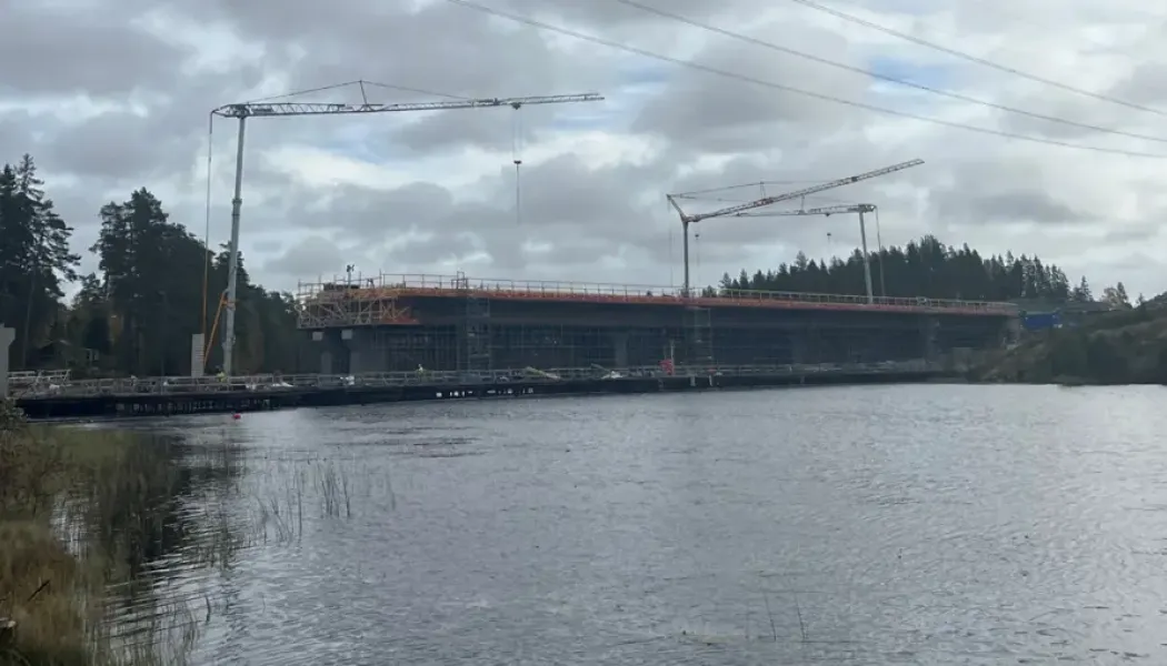Bladsjön vid Tibons nordöstra spets i Askersunds kommun. Foto: Trafikverket