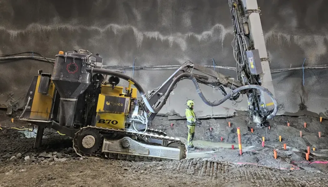 I norr är spårtunneln färdigsprängd fram till Lisebergs öppna schakt förutom en bergplugg på 9 meter. Foto: Trafikverket