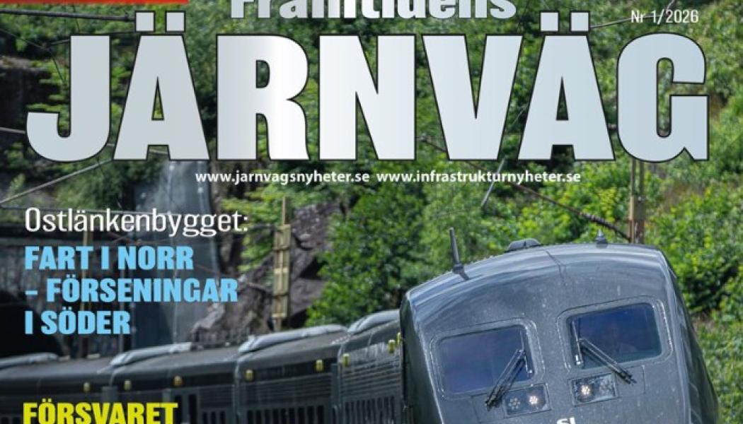 Nya numret av Framtidens Järnväg  Nr 1/2026.