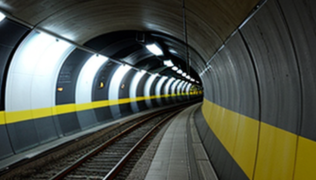 Gula linjens tunnlar byggs runda genom att de borras. Foto: Arkivbild