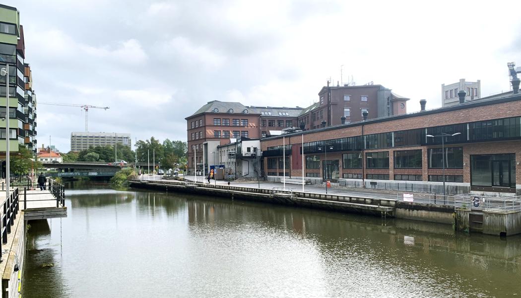 Gamlestaden, fabrikerna Säveånsbrygga. Pressbild: Göteborgs Stad