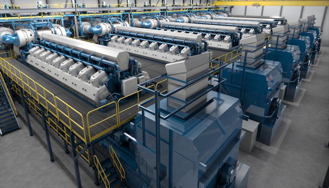 Bolaget har tidigare betonat att flexibla gasmotorer kan fungera som komplement till väderberoende elproduktion och bidra till att stabilisera elsystem med stora mängder vind- och solkraft. Foto: Wärtsilä