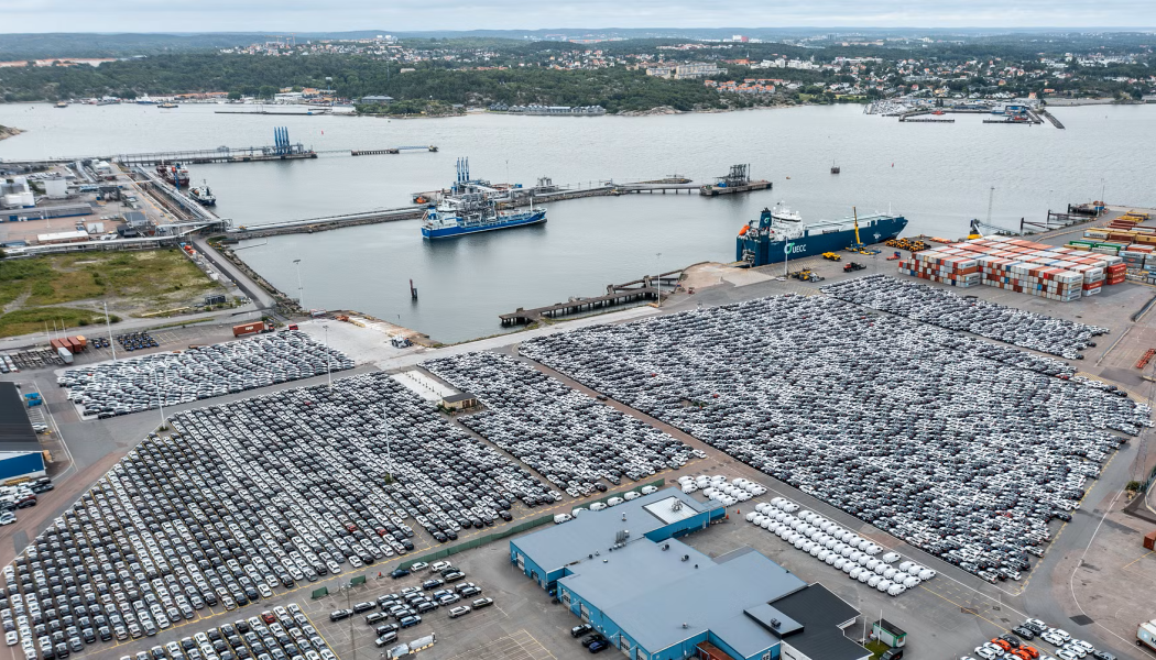 Bilterminalen i Göteborgs Hamn. Bild: Göteborgs Hamn.