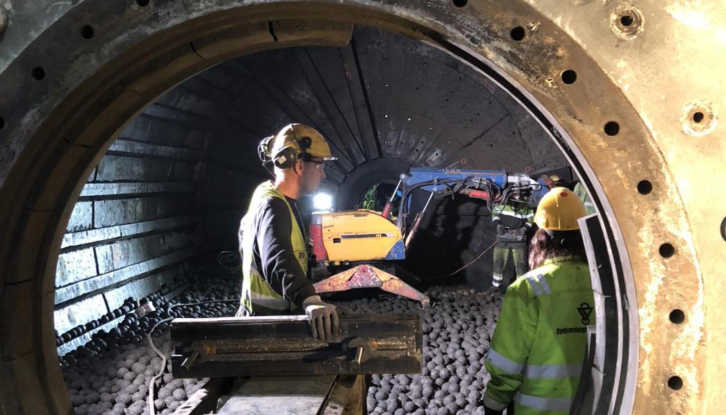 Sydvarangergruvan, en järnmalmsgruva i norska Finnmark nära Kirkenes, var under störrre delen av 1900-talet den största gruvan i Norge. Foto: Grangex
