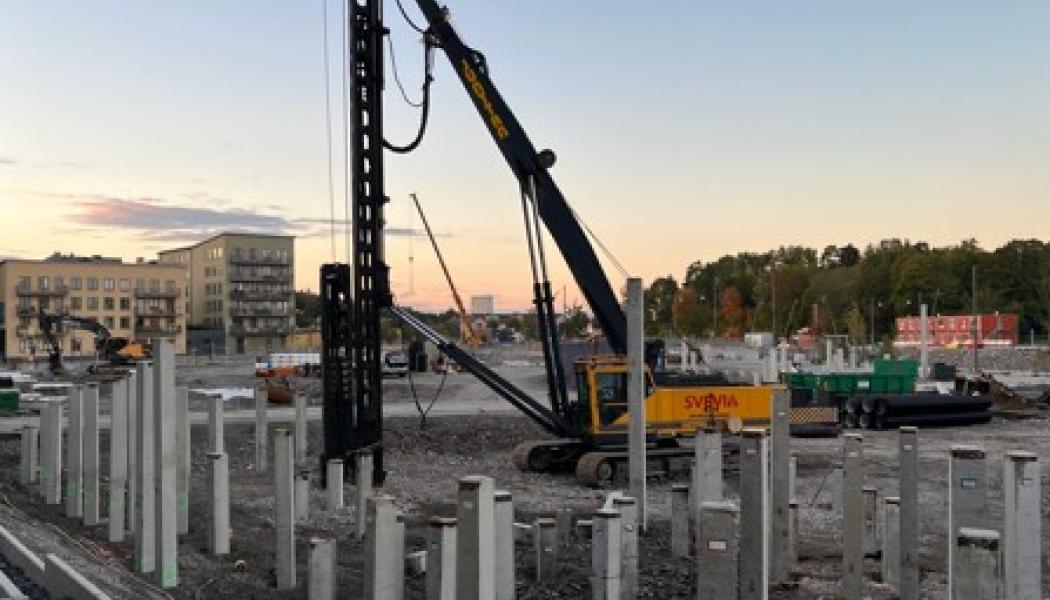 Grundläggning är byggandets startpunkt – och ofta dess mest riskfyllda fas. Foto: Anders Carlsson