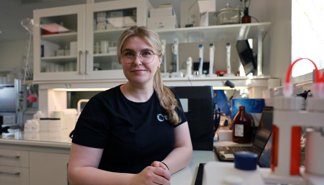 Stina Wik, miljöingenjör vid enhet Avlopp Teknik på Gästrike Vatten. Foto: Gästrike Vatten