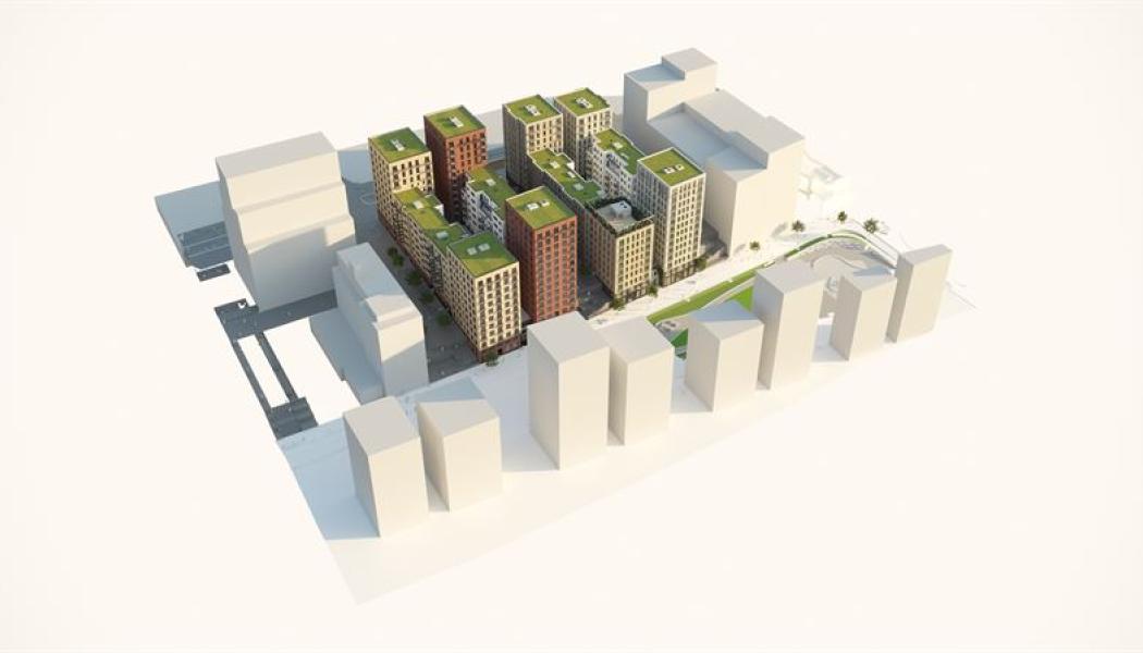    
Hagastadengestaltning.  Bild: Atrium Ljungberg