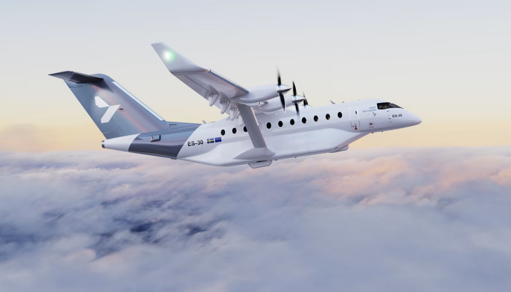 Visionsbild ES-30. Bild: Heart Aerospace