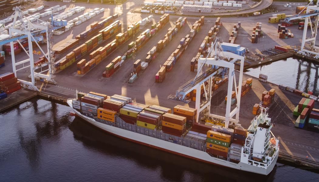 Under vintern kommer en robot att finnas på plats i hamnen för skarpa tester och utvärdering. Pressbild: Helsingborgs Hamn