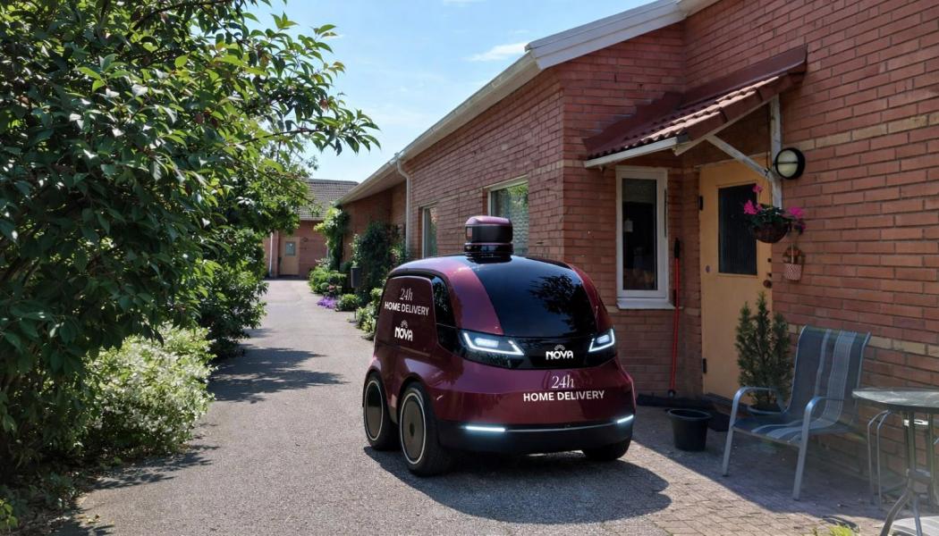 Den självkörande leveransrobotet. Bild: Nova