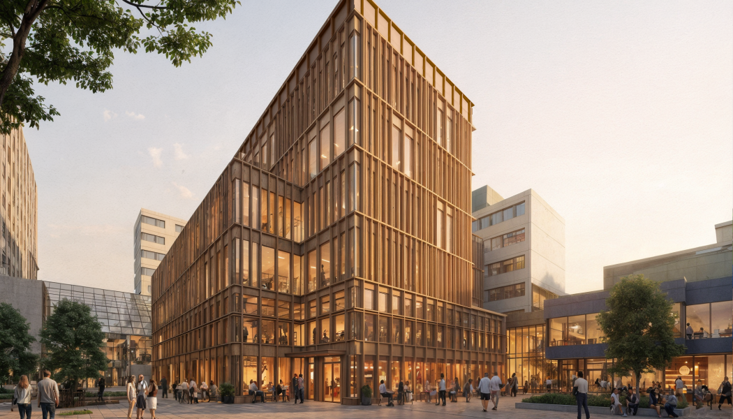  Medborgarhuset i Solna Centrum. Pressbild: Arcona