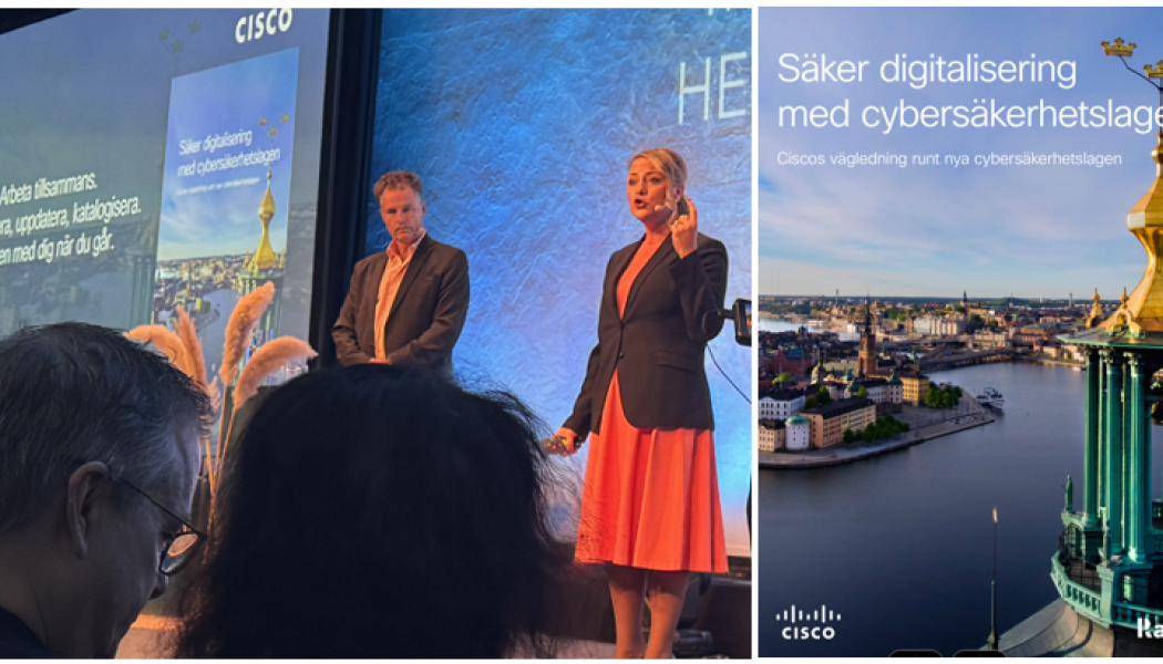Rapporten presenterades i samband med ett seminarium nyligen. Foto: Cisco