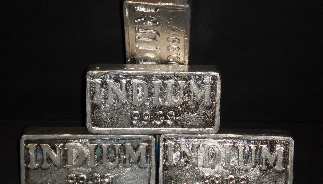 Indium. Foto: Nerdtalker/Wikimedia Commons 