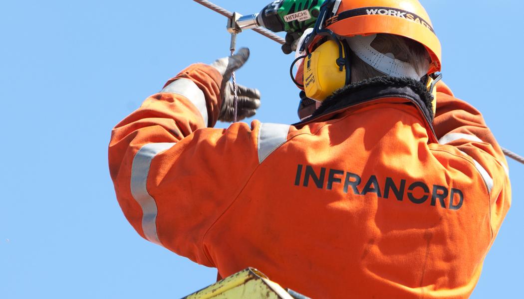Kontaktledningsbyte Foto: Infranord