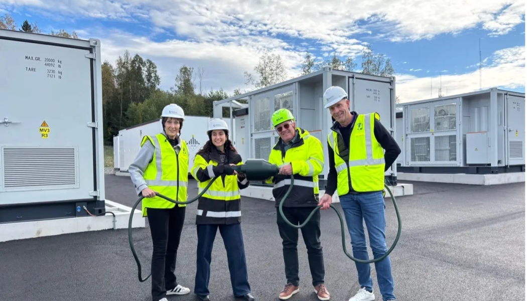 Batterisystemet i Vaggeryd. Pressbild: Ingrid