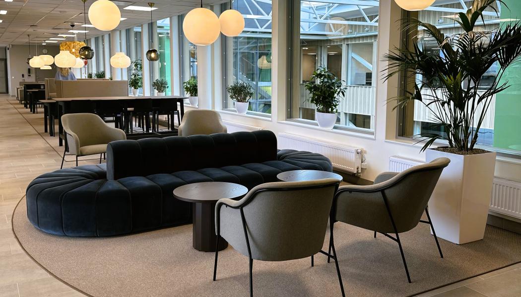 Flera stora inredningsprojekt med fokus på återbruk har förverkligats i Malmö. Foto: Input Interior