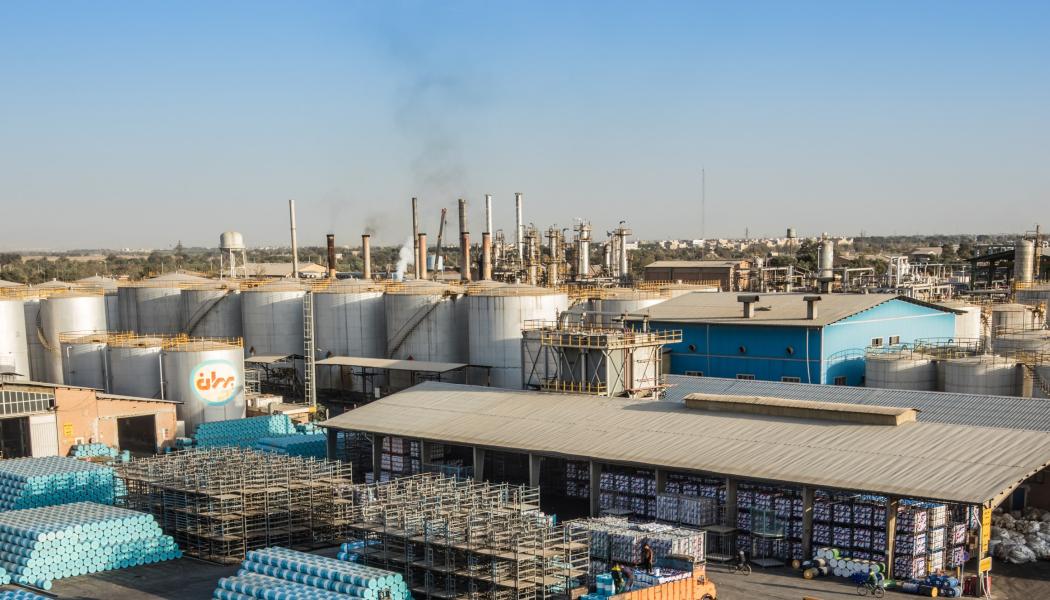 Iranskt oljelager, som tillhör oljeproducenten Sinaenergy. Foto: Wikipedia Commons. Kredit: Sinaenergy