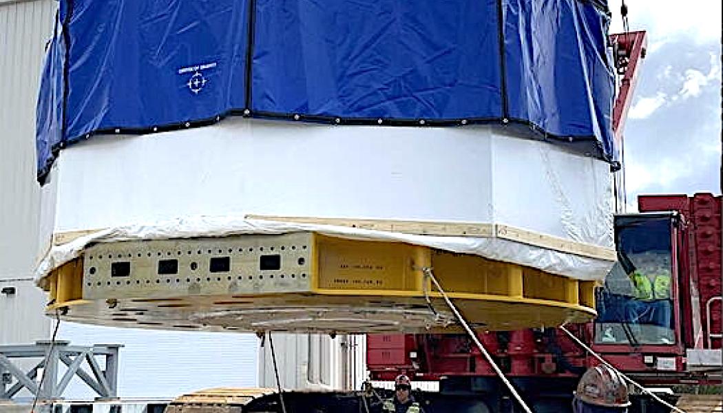 – En av de sex modulerna väger 110 ton och har tillverkats av det amerikanska företaget General Atomics, som är underleverantör till US ITER, säger ITER:s projektledning. Foto: ITER