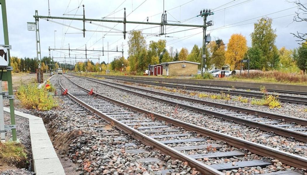 Nattavaara bangård. Foto: Trafikverket