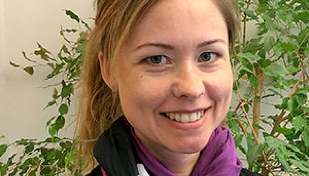 Jenny Adnerfall, hållbarhetsansvarig på Golvbranschen GBR. Foto: GBR