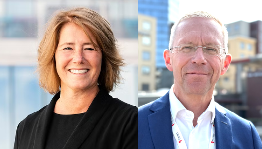 Johanna Frelin och Håkan Andersson. Pressbild: Riksbyggen