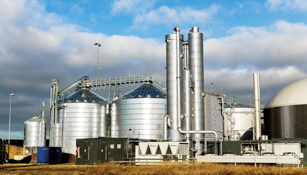 Biogasanläggning Jordberga. Foto: Krister Hansson