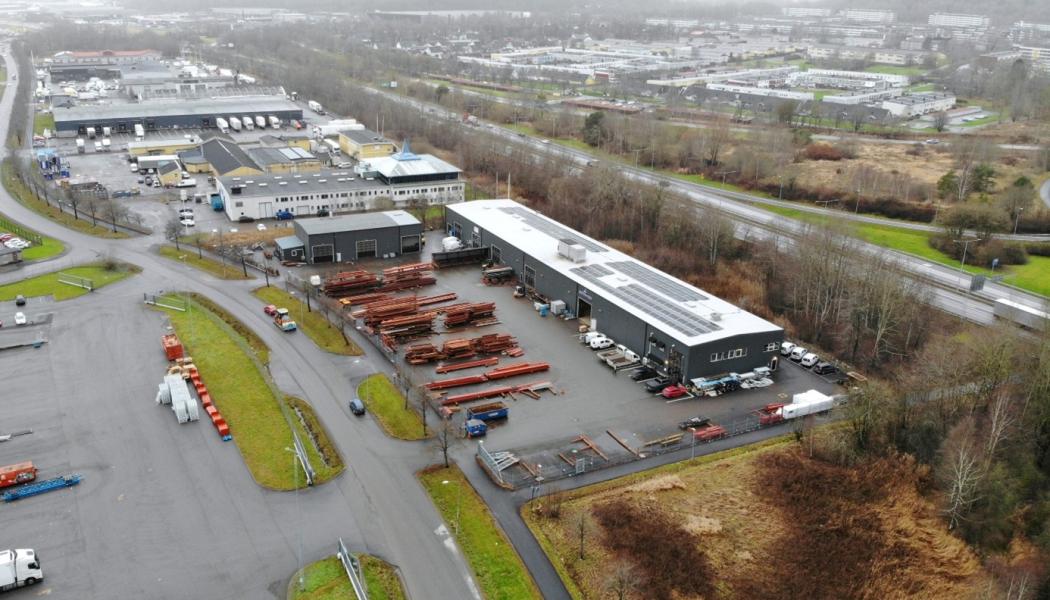 Fastigheten Kärra 92:1 i Orrekulla industriområde i norra Göteborg. Foto: Alma
