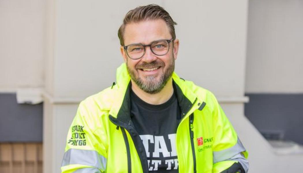 Kim Söderström, Byggnads förbundsordförande. Foto: Terese Perman
