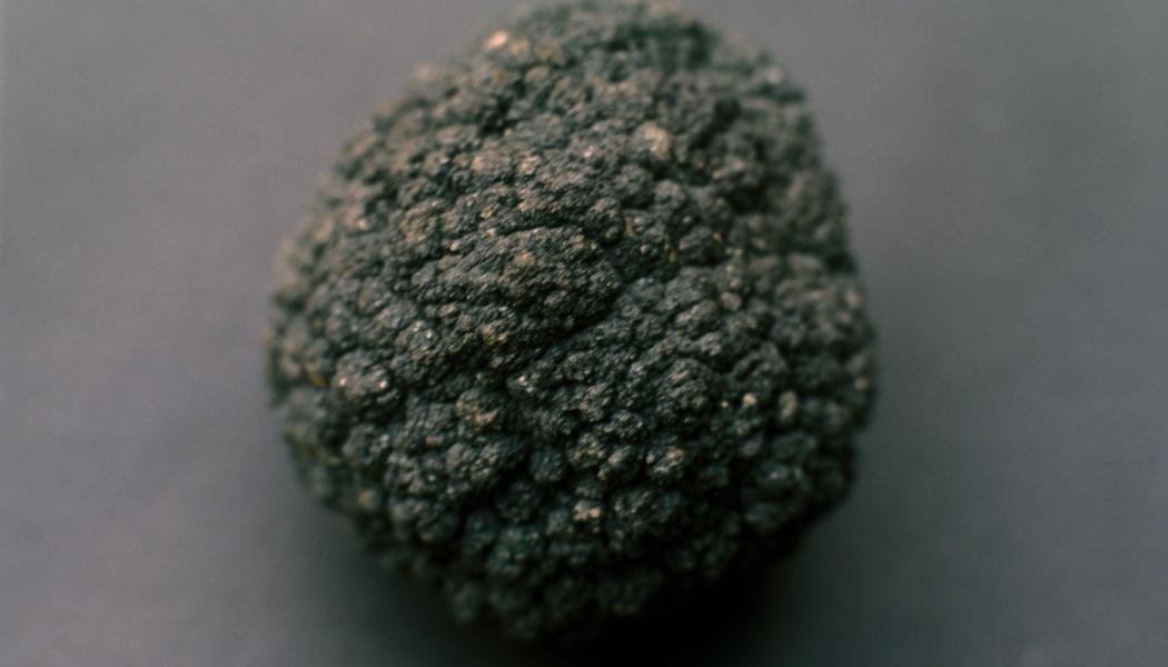 Så kallad nodul rik på mangan. Foto: Koelle/Wikimedia Commons