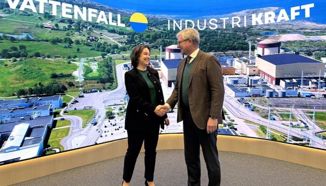 Samarbete mellan Industrikraft och Vattenfall. Bild: Industrikraft.