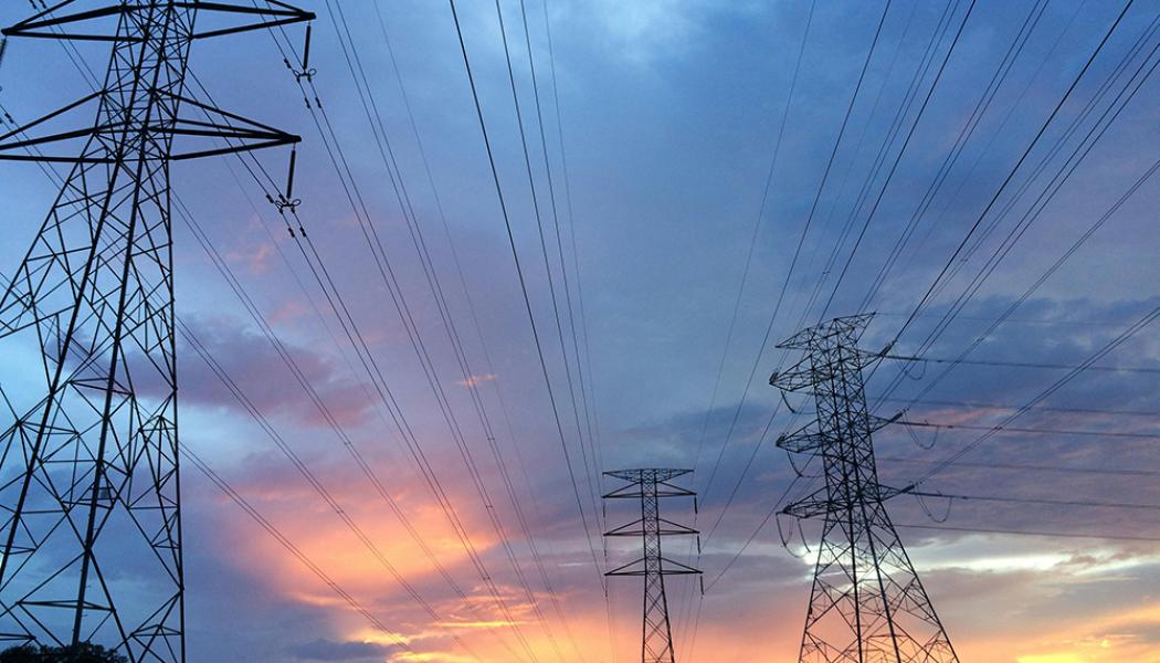 Kraftledningar. Pressbild: Svenska miljöinstitutet