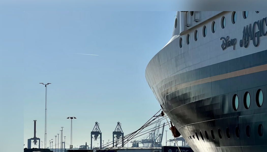 Disney Magic, som anlöpte Arendal i Göteborgs hamn i augusti, var en bidragande orsak till att 2022 blev en rekordsäsong för kryssning i Göteborgs hamn. Bild: Göteborgs Hamn
