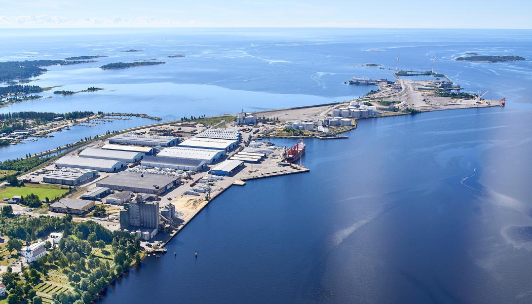  Umeå hamn. Foto: Kuehne+Nagel 