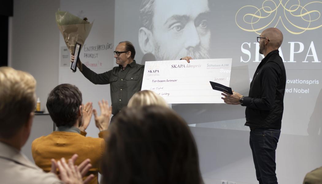 Lars Englund, grundare av Summerski, har utsetts till årets vinnare av SKAPA-priset i Gävleborg 2025. Foto: movexum
