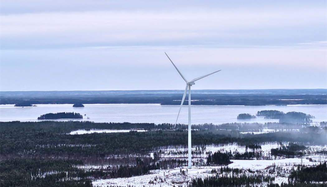 Lestijärvi Vindpark OX2. Foto: Antti Heikkilä