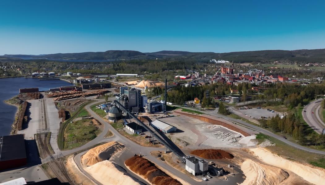 Övik Energi Hörneborg kraftvärmeverk. Bild: Övik Energi