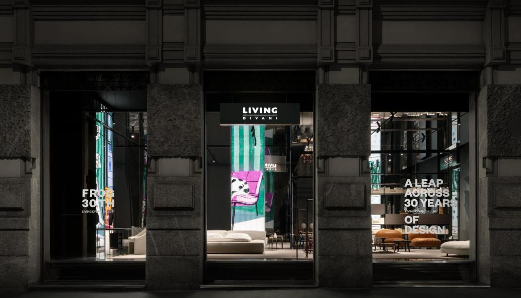 Living Divani förnyar utseendet på Living Divani Gallery i Milano. Foto: Francesco Caredda