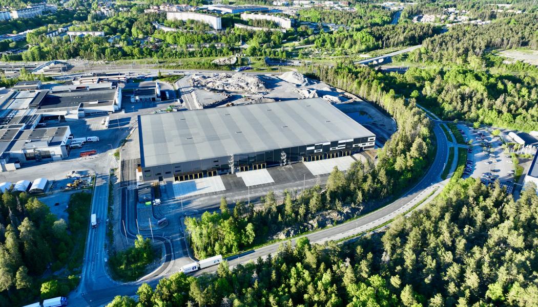 Fastigheten på Mejerivägen i Kallhäll. Foto: Logicenters
