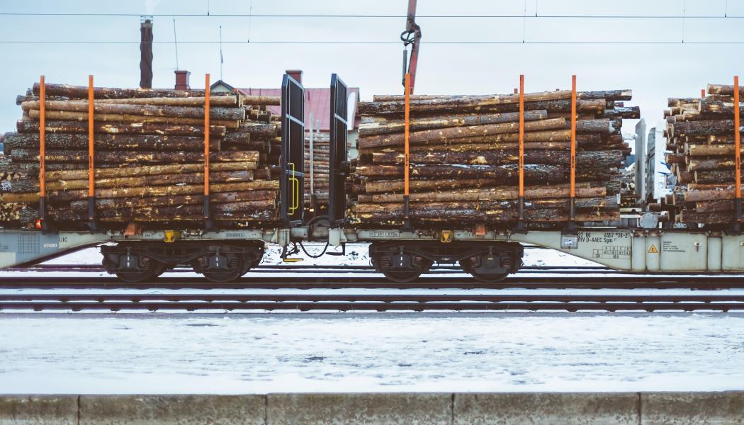 Basindustrin står för den dominerande godsvolymen som transporteras via järnväg Foto: robert larsson/unsplash