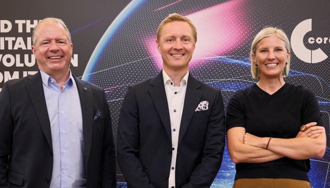 Martin Lundstedt, Johan Lundén and Karin Rådström. Foto: Volvo
